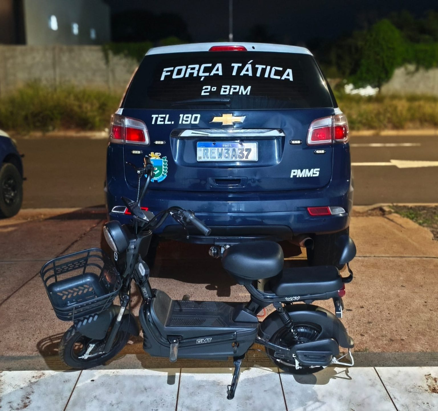 Polícia Militar em Três Lagoas realiza prisão de autor de roubo e recupera bicicleta elétrica roubada