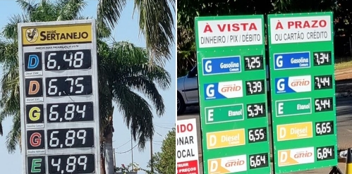 PREÇOS DE COMBUSTÍVEIS MAIS CAROS EM ILHA SOLTEIRA E MAIS BARATOS EM ANDRADINA