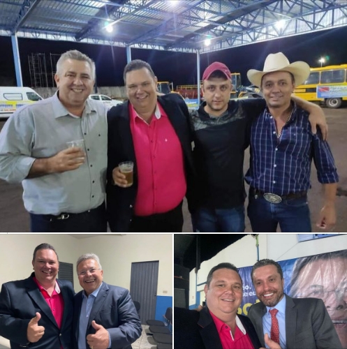 Vereador Grampola participou de festividade em Lavínia para entrega de título de cidadão Lavinense para deputados