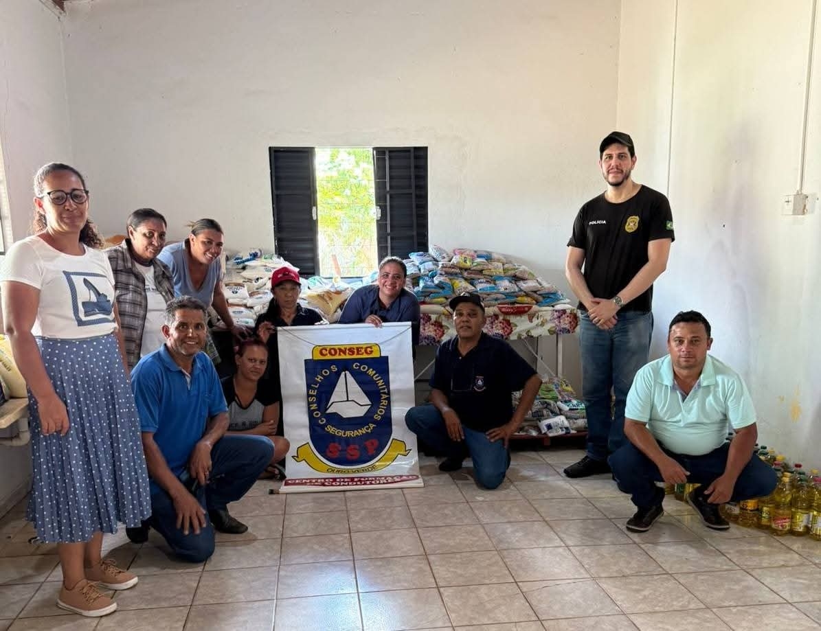 POLÍCIA CIVIL INTEGRA A “CAMPANHA NATAL SEM FOME” 2025 EM OURO VERDE
