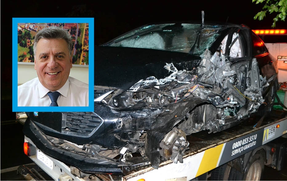 PREFEITO DE PENÁPOLIS SOFRE GRAVE ACIDENTE DE CARRO COM CAMINHÃO
