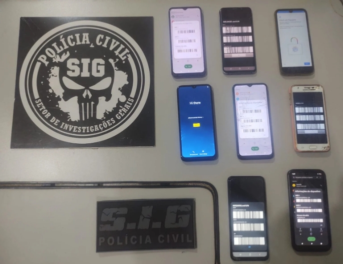 Operação da Polícia Civil recupera oito aparelhos celulares furtados e roubados em Três Lagoas