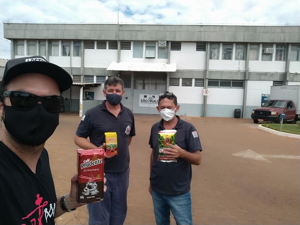 Corpo Funcional da Penitenciária de Andradina doa pacotes de café ao Hospital de Amor de Jales