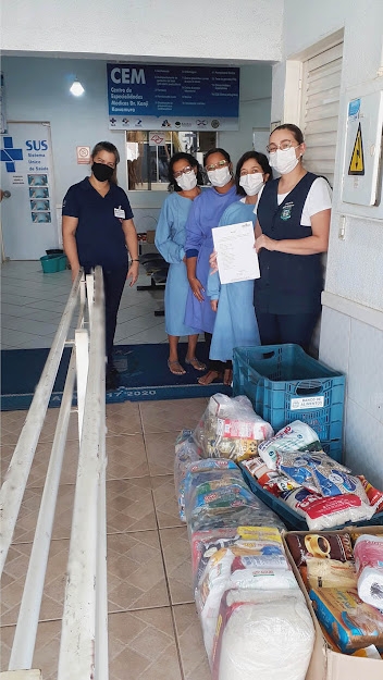 Corpo Funcional da Penitenciária Feminina de Tupi Paulista doa alimentos ao Fundo Social de Tupi Paulista
