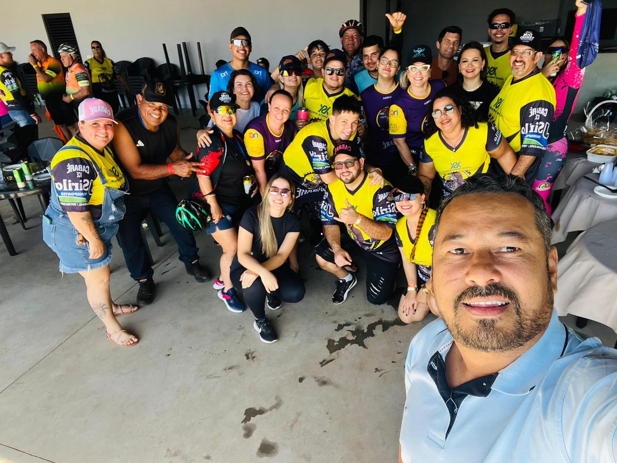 SUCESSO TOTAL DO TERCEIRO PASSEIO CICLISTICO SOLIDARIO DA APAE EM SUD MENNUCCI