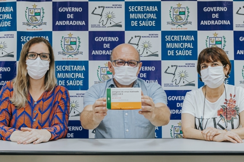 Andradina já vacinou 50% do público alvo: “Temos filas mas temos vacinas”, diz Leme