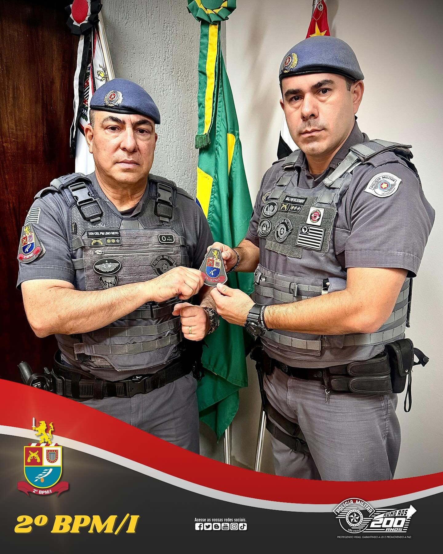 2º Batalhão de Araçatuba recebe Major Valdomiro como novo Coordenador Operacional