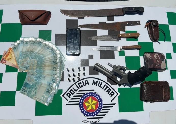 Polícia Ambiental captura procurado por estupro mediante fraude e apreende arma na BR 262 em Castilho