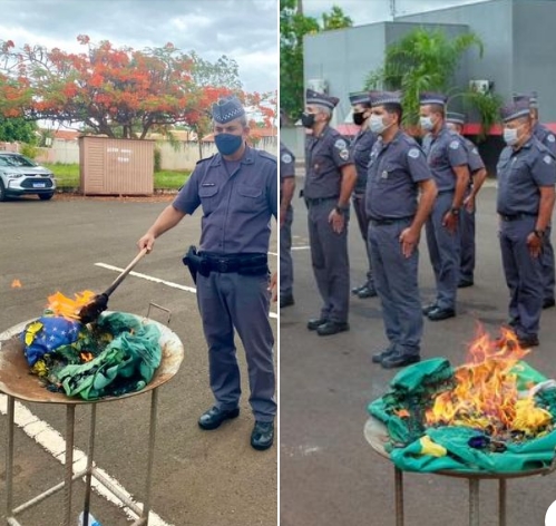 EM ANDRADINA 28º BPM/I REALIZA CERIMÔNIA ALUSIVA AO DIA DA BANDEIRA
