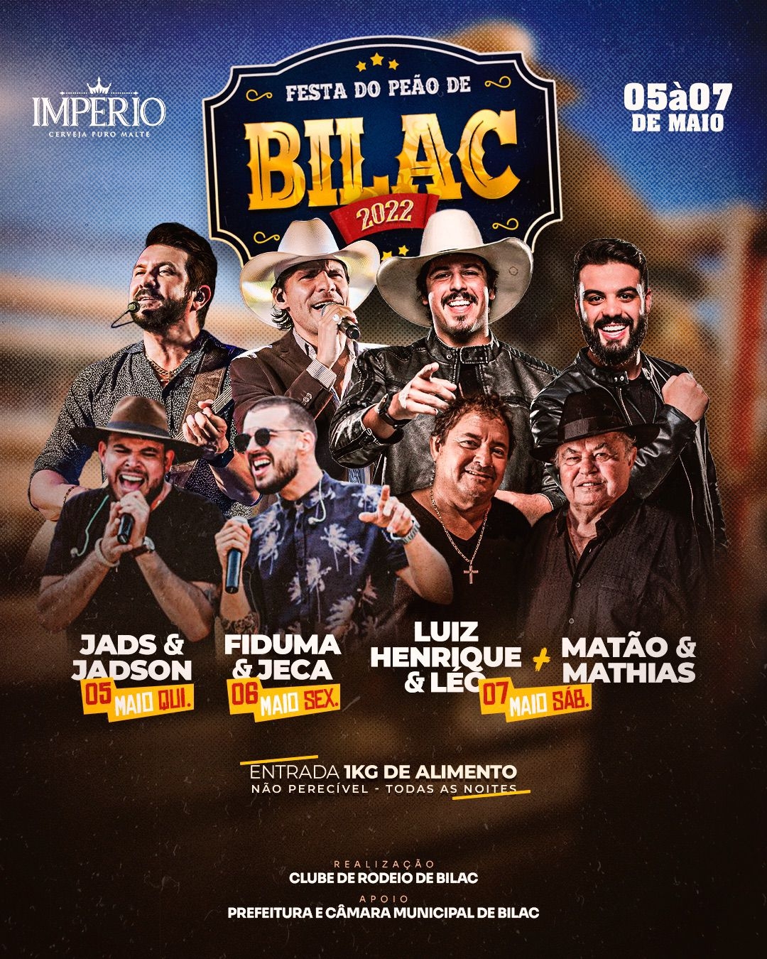 Bilac faz festa do peão a partir desta quinta-feira