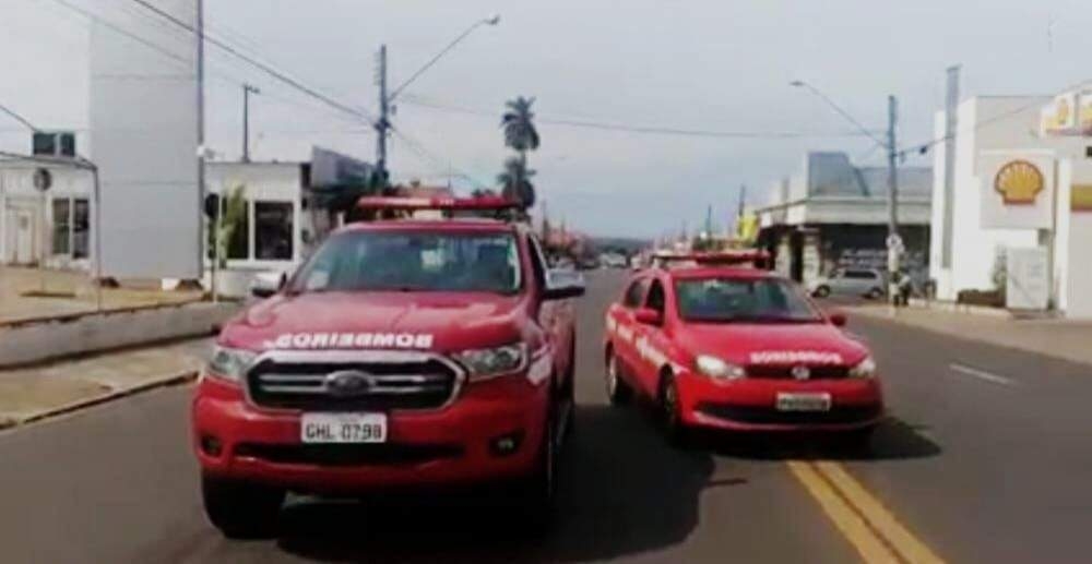 Em Andradina motocicleta e pick-up se envolvem em acidente na avenida Guanabara