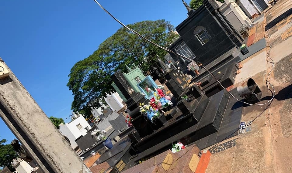 Em três semanas, três furtos foram registrados no Cemitério Saudades, em Birigui
