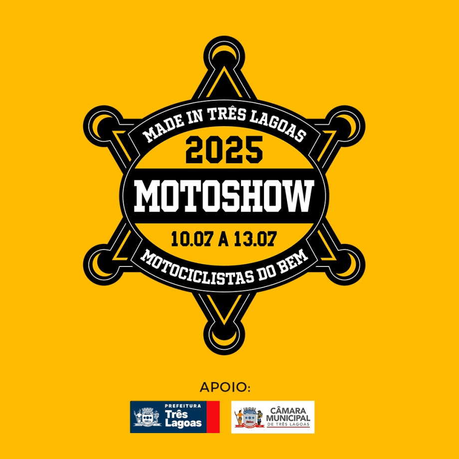 DE 10 A 13 DE JULHO – 22º Motoshow tem parceria da Prefeitura de Três Lagoas e entrada gratuita