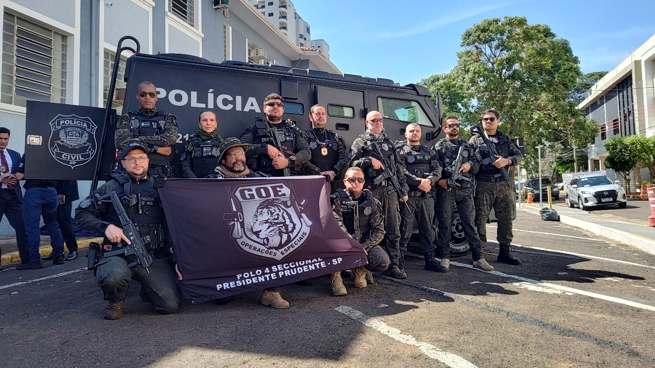 PC SP REFORÇA SEGURANÇA COM ENTREGA DE VEÍCULO BLINDADO AO GOE – POLO 4 EM PRESIDENTE PRUDENTE
