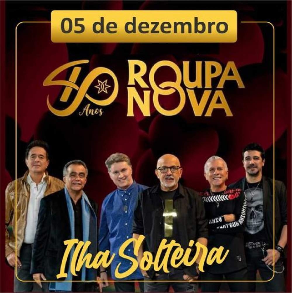 Fim de ano de Ilha Solteira conta com show do Roupa Nova