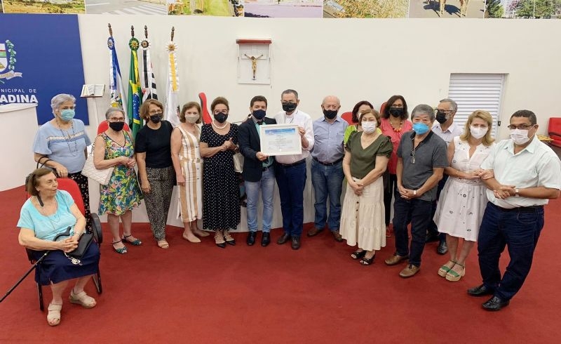Padre Sebastião Gonçalves é homenageado pela Câmara Municipal de Andradina