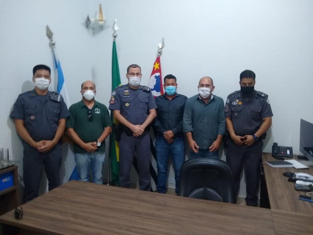 Prefeito de Sud Mennucci recebeu o comandante do 28º Batalhão de Andradina