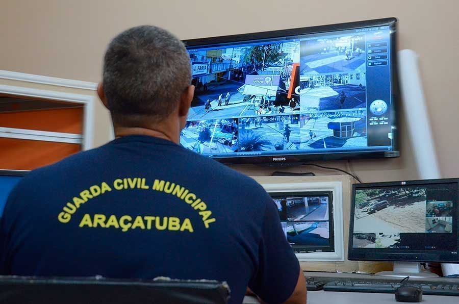 Requerimento da Câmara de Araçatuba pede informações sobre câmeras de segurança em funcionamento
