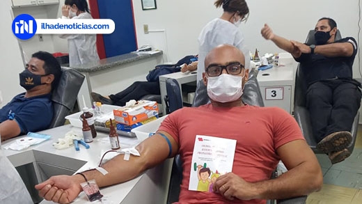 Mesmo com pandemia, ilhenses mantém doação de sangue no Hemocentro de Fernandópolis