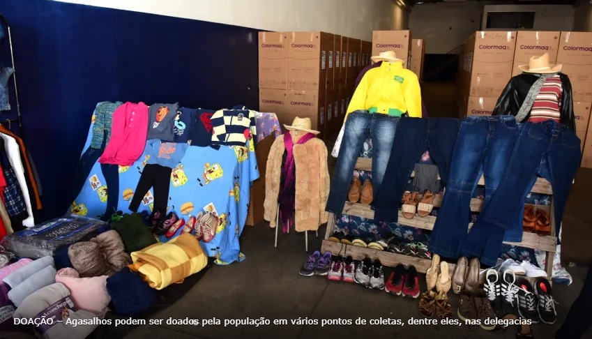Campanha do Agasalho da Polícia Civil de Araçatuba foi iniciada