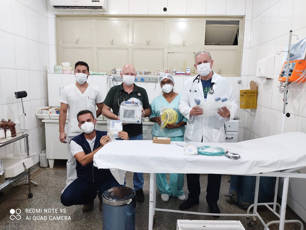 Prefeitura Municipal de Água Clara recebe respirar móvel da Empresa GreenPlac