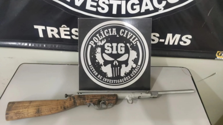 Policiais civis apreendem arma de fogo em posse de adolescente em Três Lagoas