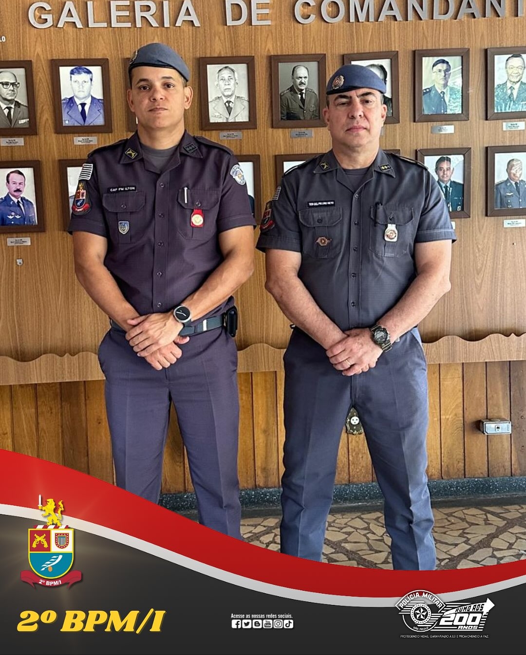 2º BPM/I de Araçatuba presta homenagem ao Capitão PM Ilton em sua despedida