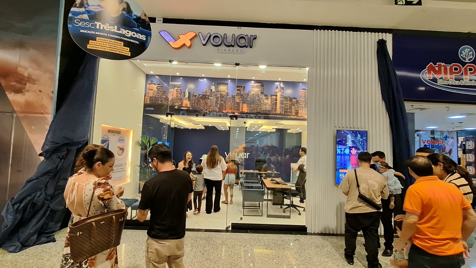 Vouar Viagens inaugura no Shopping Três Lagoas com proposta de “turismo para todos” e pagamento sem entrada