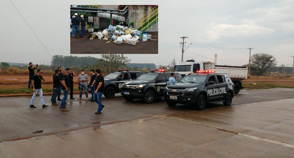 Delegacias de Água Clara e Três Lagoas incineram quase de 3 toneladas de drogas