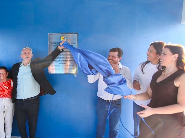 Guaraçaí inaugura Central de Transporte da Saúde e homenageia servidor público