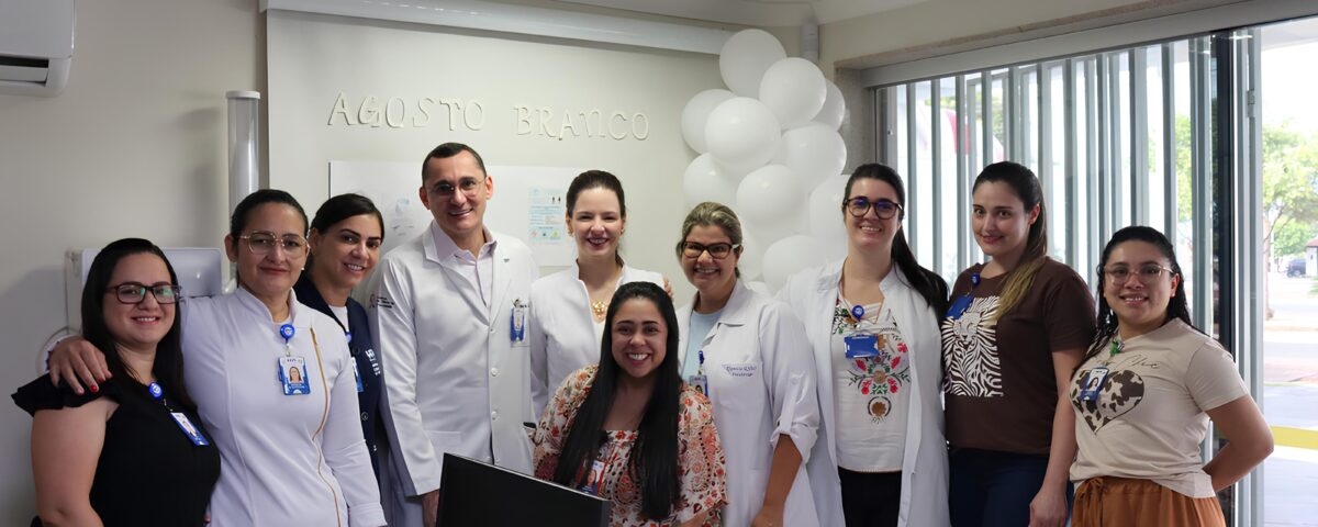 Oncologia realiza ação em alusão ao Agosto Branco com foco na prevenção do câncer de pulmão em Três Lagoas