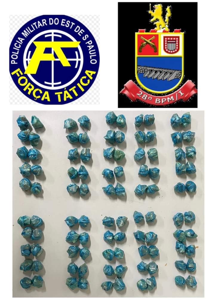 Força Tática de Andradina não para e prende dois traficantes com meio quilo de crack