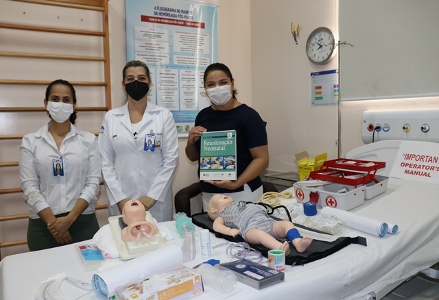 Hospital Nossa Senhora Auxiliadora de Três Lagoas recebe kit de reanimação Neonatal