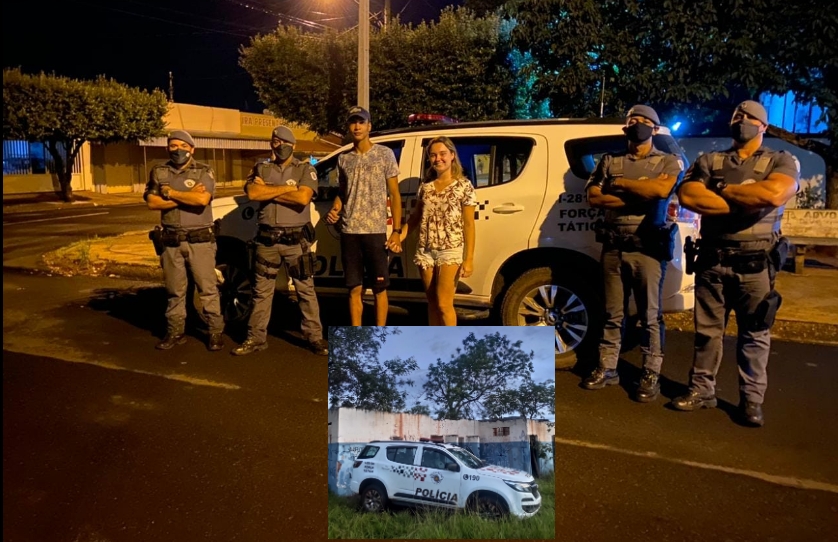 Força Tática de Andradina localiza motocicleta furtada no campo do bairro Pereira Jordão