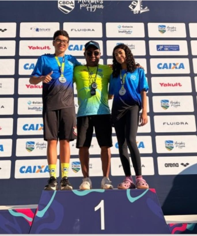 Nadadores andradinenses são vice campeões brasileiros de inverno, em Brasília