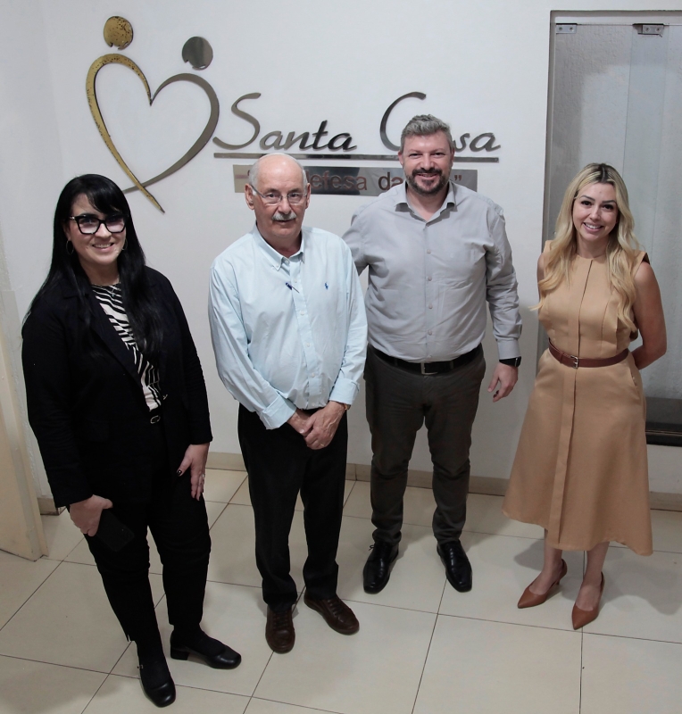 Santa Casa de Andradina recebe o Diretor-presidente da FEHOSP
