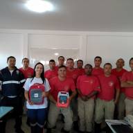 Corpo de Bombeiros Militar em Três Lagoas recebe instrução para uso de Desfibrilador Externo Automático(DEA)