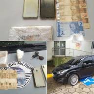 POLÍCIA MILITAR PRENDE TRÊS TRAFICANTES EM LAVÍNIA