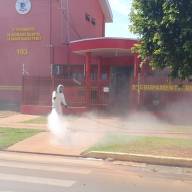 5º Grupamento de Bombeiros Militar realiza Pulverização Preventiva em sua Unidade (Três Lagoas)