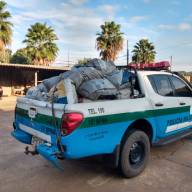Polícia Militar Ambiental de Três Lagoas fecha carvoaria ilegal, apreende 600 kg de carvão e autua proprietário em R$ 1,5 mil