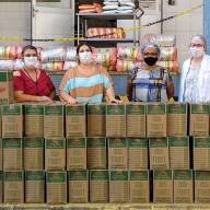 Braúna doa à Santa Casa de Araçatuba, alimentos arrecadados em live de Bruno & Marrone