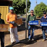 Governo de Andradina instala 500 novas placas com nomes de ruas no Parque São Gabriel
