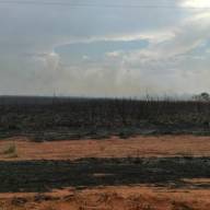 Incêndio atinge canavial e mobiliza bombeiros em Andradina