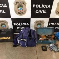 Ladrões de ferramentas são apreendidos em Três Lagoas por policiais civis