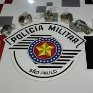 Força Tática de Andradina realizando patrulhamento prende indivíduo e apreende menor por tráfico no Jardim Santa Cecília