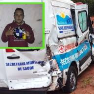 Ambulância de Nova Independência capota na rodovia Gal Figueiredo em Andradina e mata paciente de 26 anos
