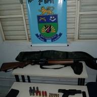 Disparo acidental atinge o amigo e Rádio Patrulha apreende 02 armas de fogo em Três Lagoas