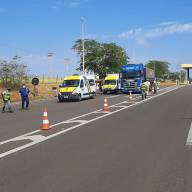 Em Castilho operação conjunta Polícia Rodoviária e DER fiscalizam peso de 122 caminhões na Marechal Rondon