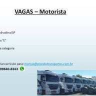 EM ANDRADINA PRANDO TRANSPORTE CONTRATA MOTORISTA