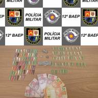 BAEP DE ARAÇATUBA NÃO PARA E PRENDE 02 INDIVÍDUOS COM COCAÍNA E MACONHA, ALVO DE COMBATE AO CRIME BAIRRO ALVORADA